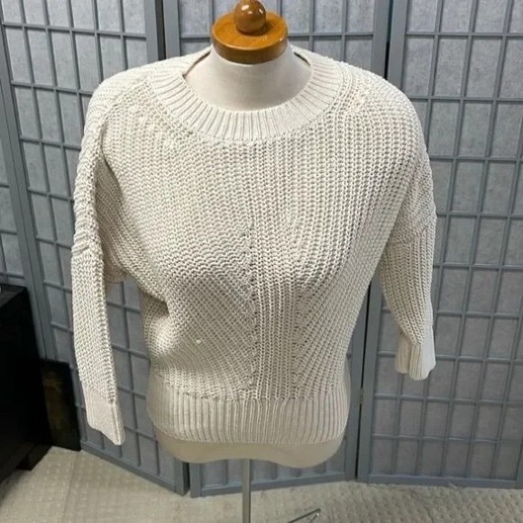 Women's Cream Sweater - Picture 1 of 2